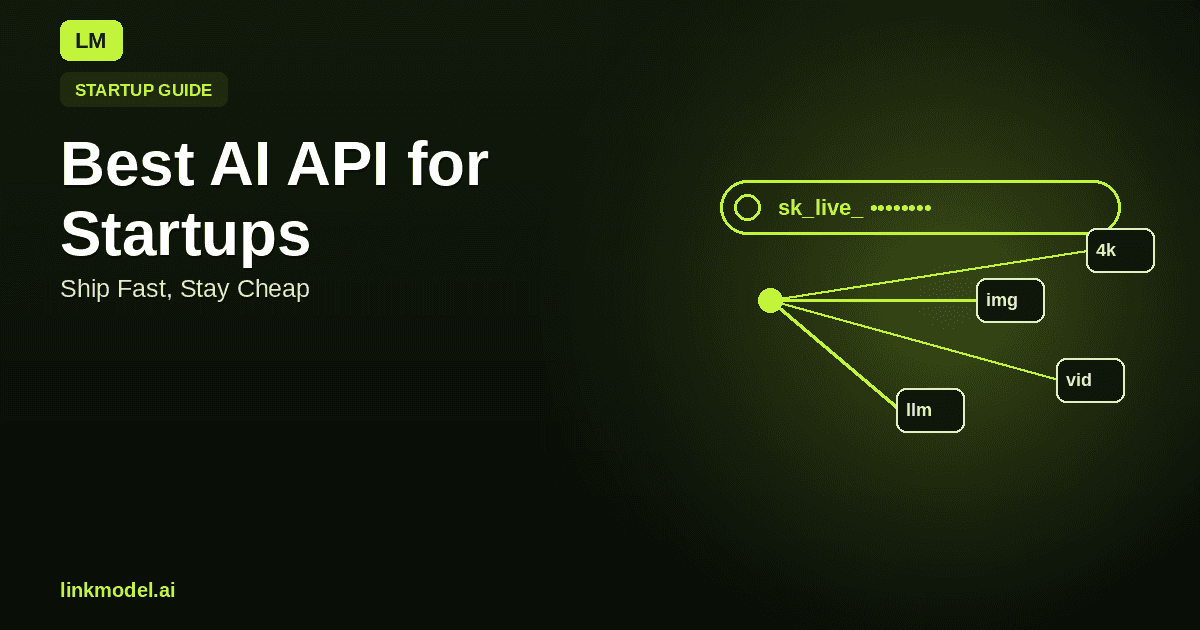 Best AI API for Startups in 2026: Ship Fast, Stay Cheap