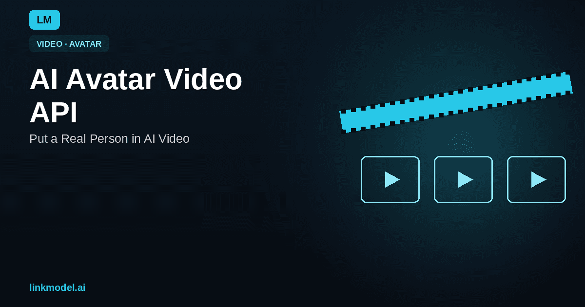 AI Avatar Video API: Put a Real Person in AI Video (2026)