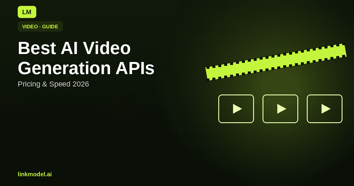 Best AI Video Generation APIs in 2026: Pricing & Speed