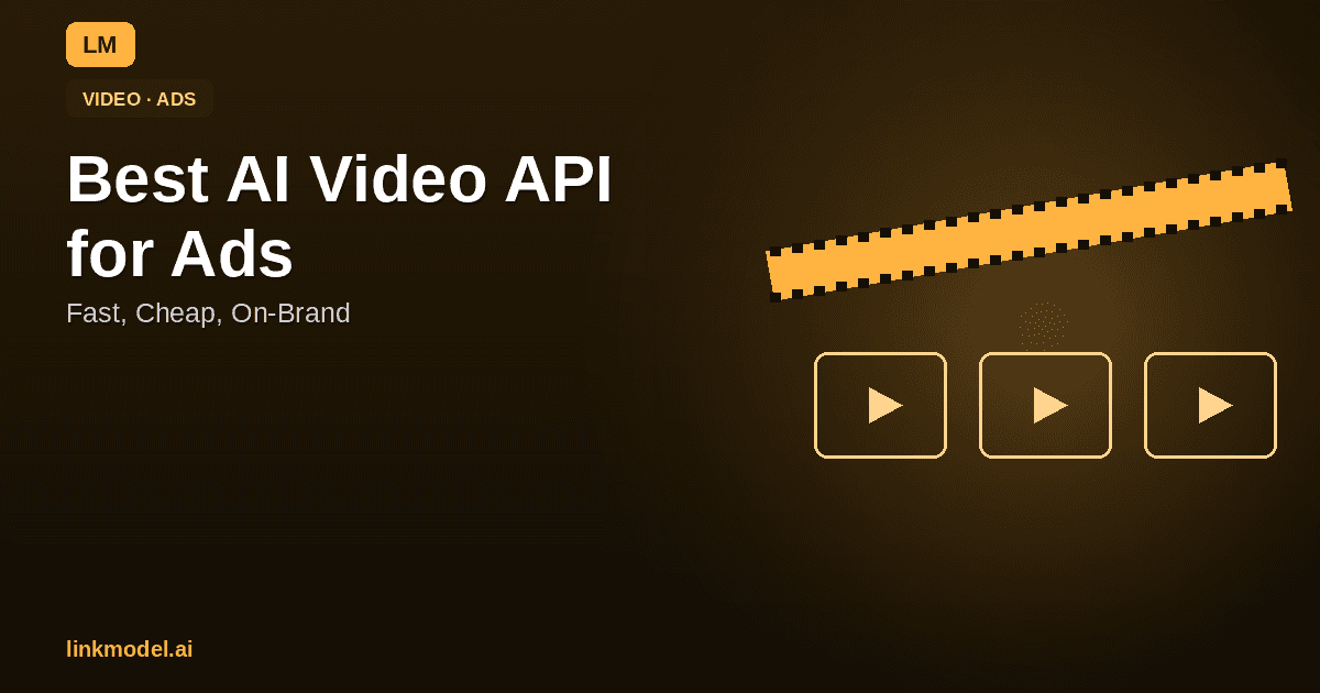 Best AI Video API for Ads in 2026: Fast, Cheap, On-Brand