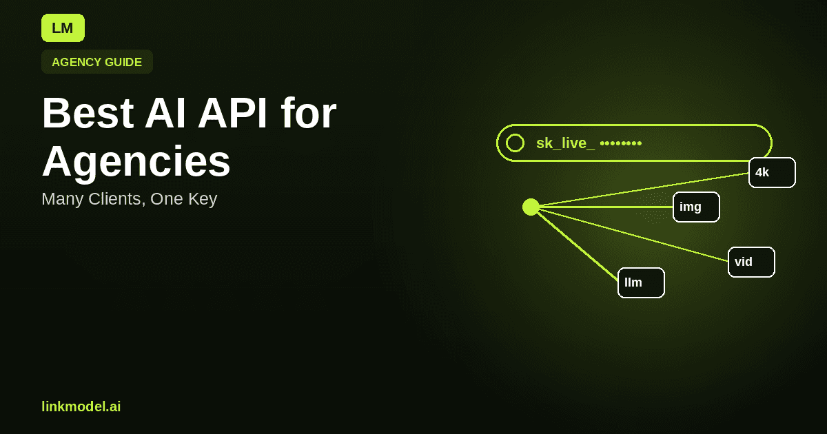 Best AI API for Agencies in 2026: Many Clients, One Key