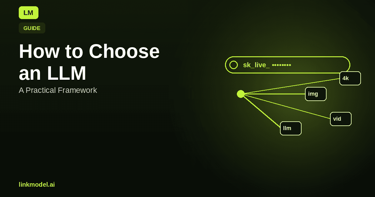 How to Choose an LLM in 2026: A Practical Decision Framework