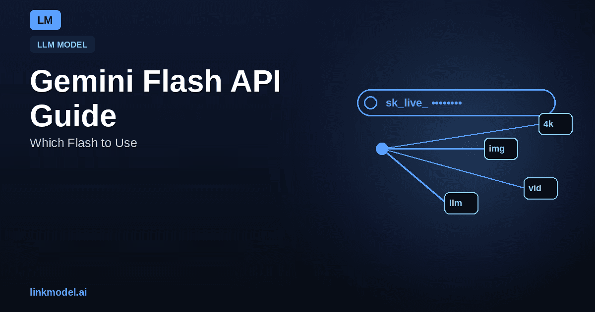 Gemini Flash API Guide: Pricing & Which Flash to Use