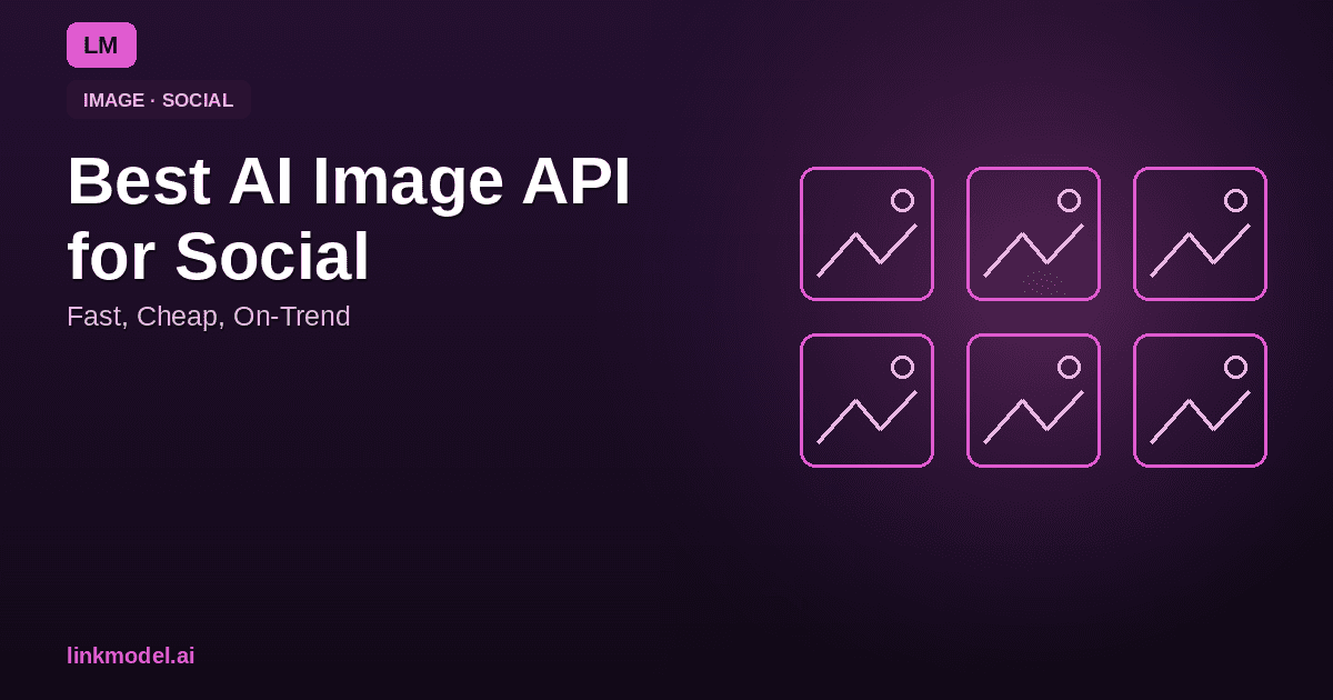 Best AI Image API for Social Media in 2026: Fast, Cheap, On-Trend